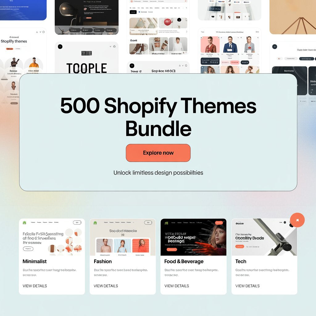 500+ Premium shopify Themes & Templates